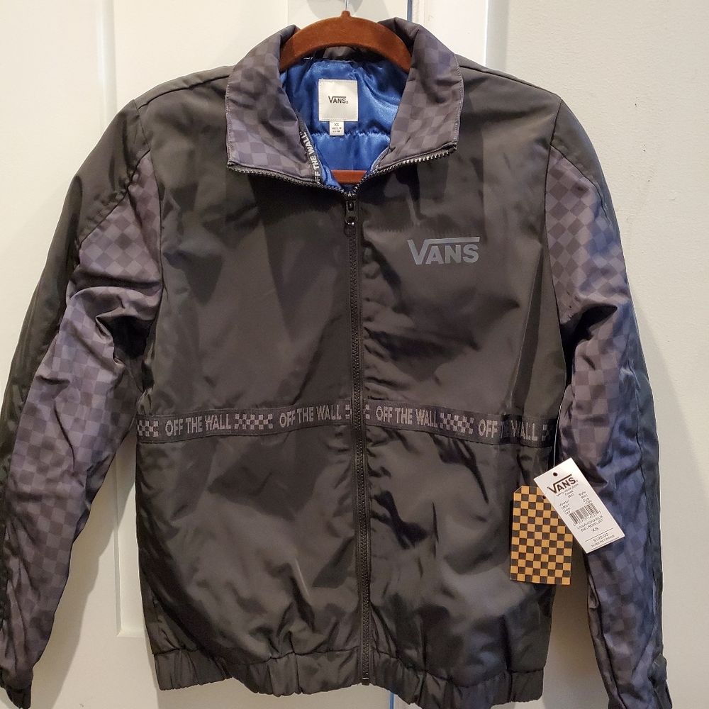 Brand new NWT VANS BMX Remix black jacket XS